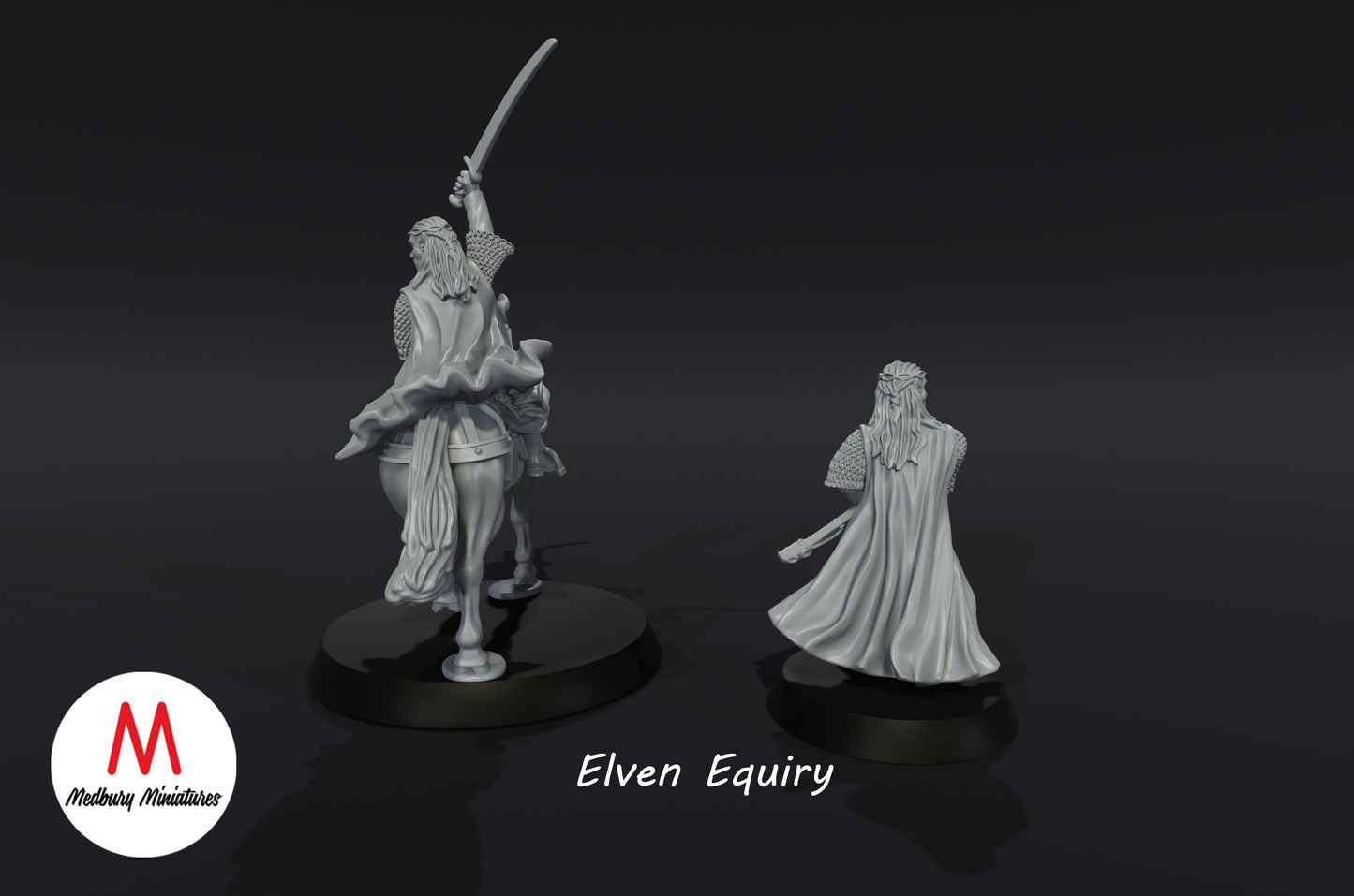 Elven Equiry - Medbury Miniatures