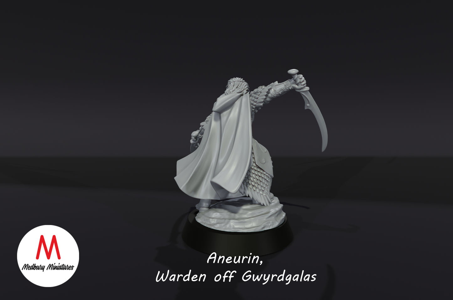 Aneurin, Warden of Gwyrdgalas - Medbury Miniatures