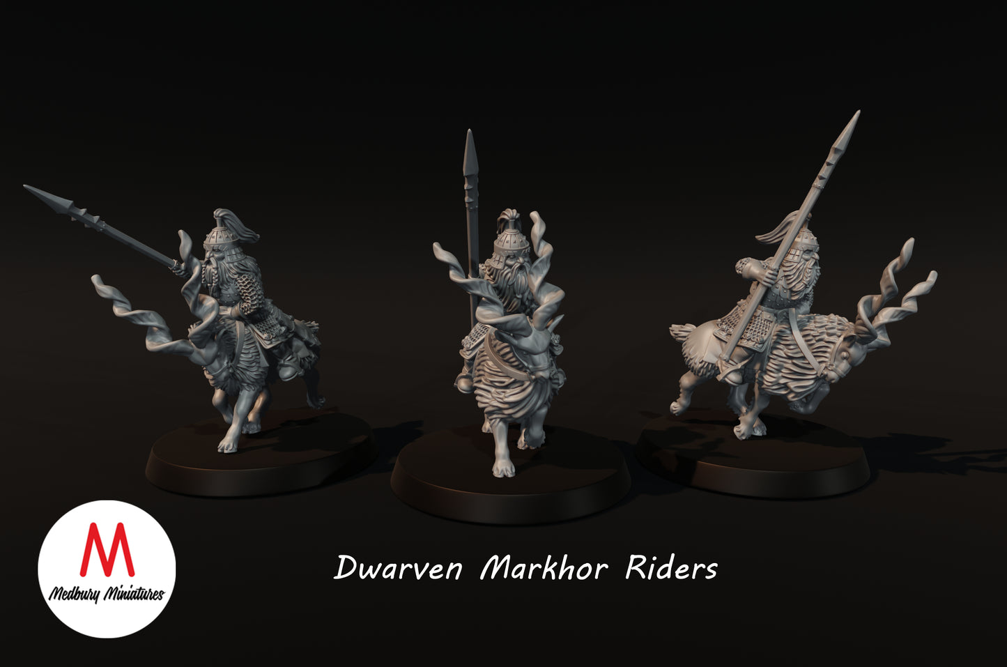 Dwarven Cataphracts - Medbury Miniatures