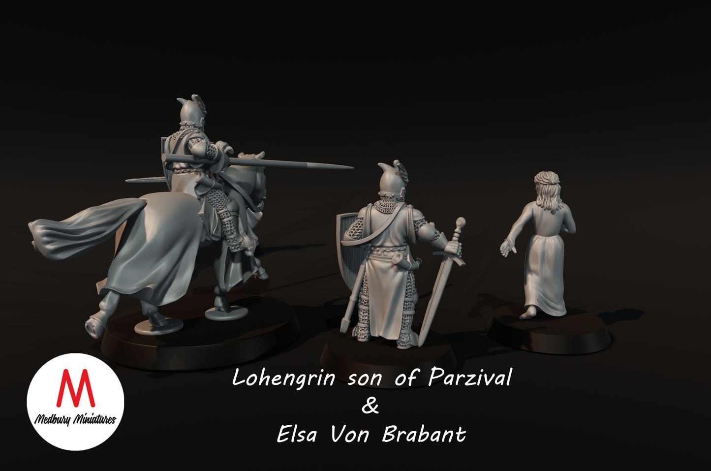 Lohengrin & Elsa - Medbury Miniatures