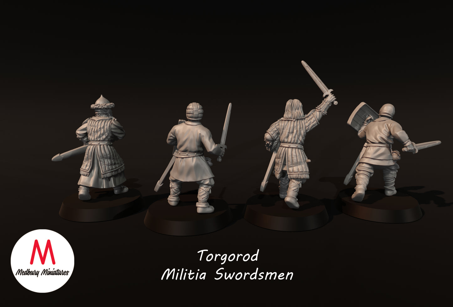 Torgorod Militia Swordsmen - Medbury Miniatures