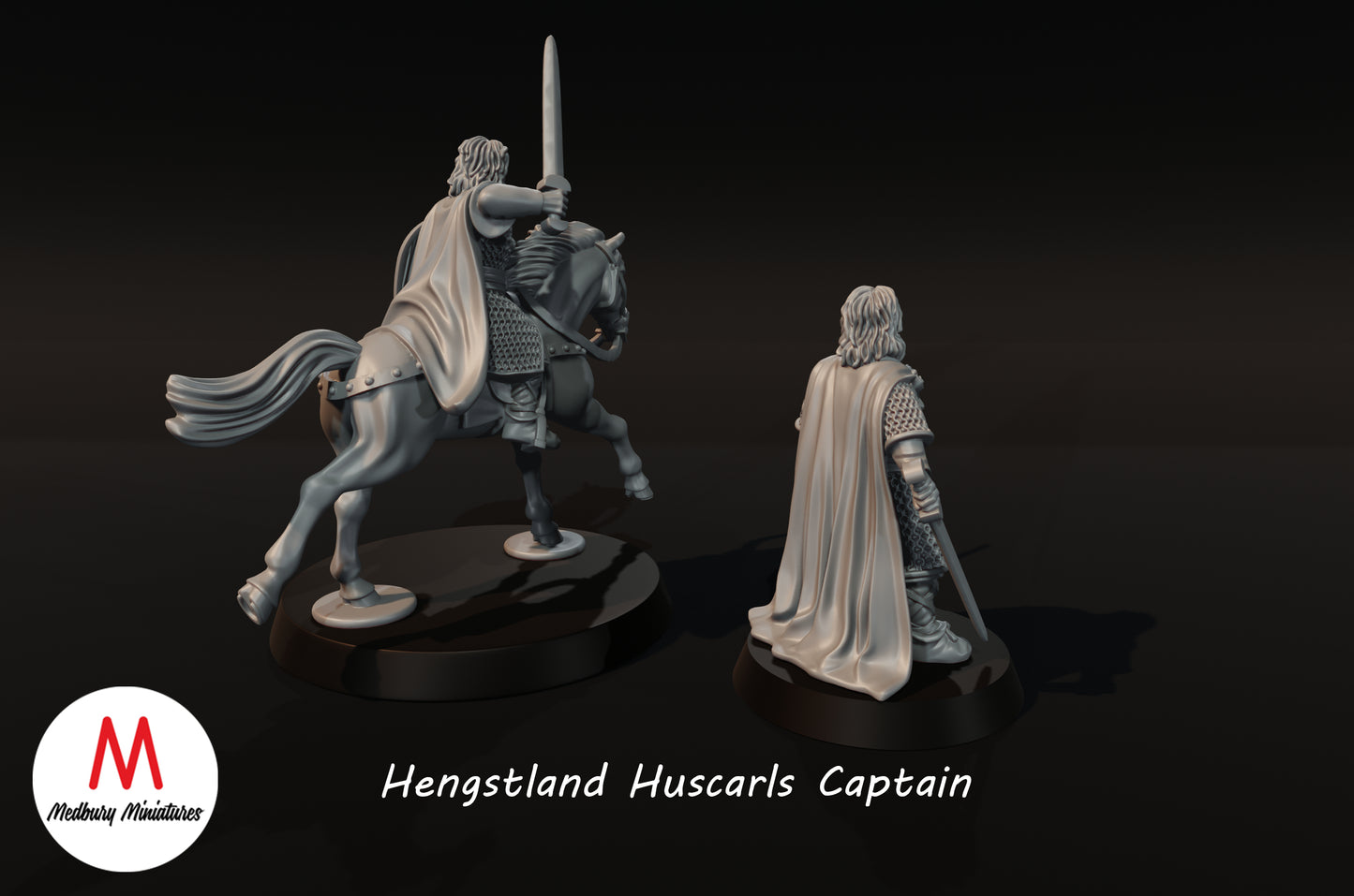 Capitaine Huscarl Hengstland - Miniatures Medbury