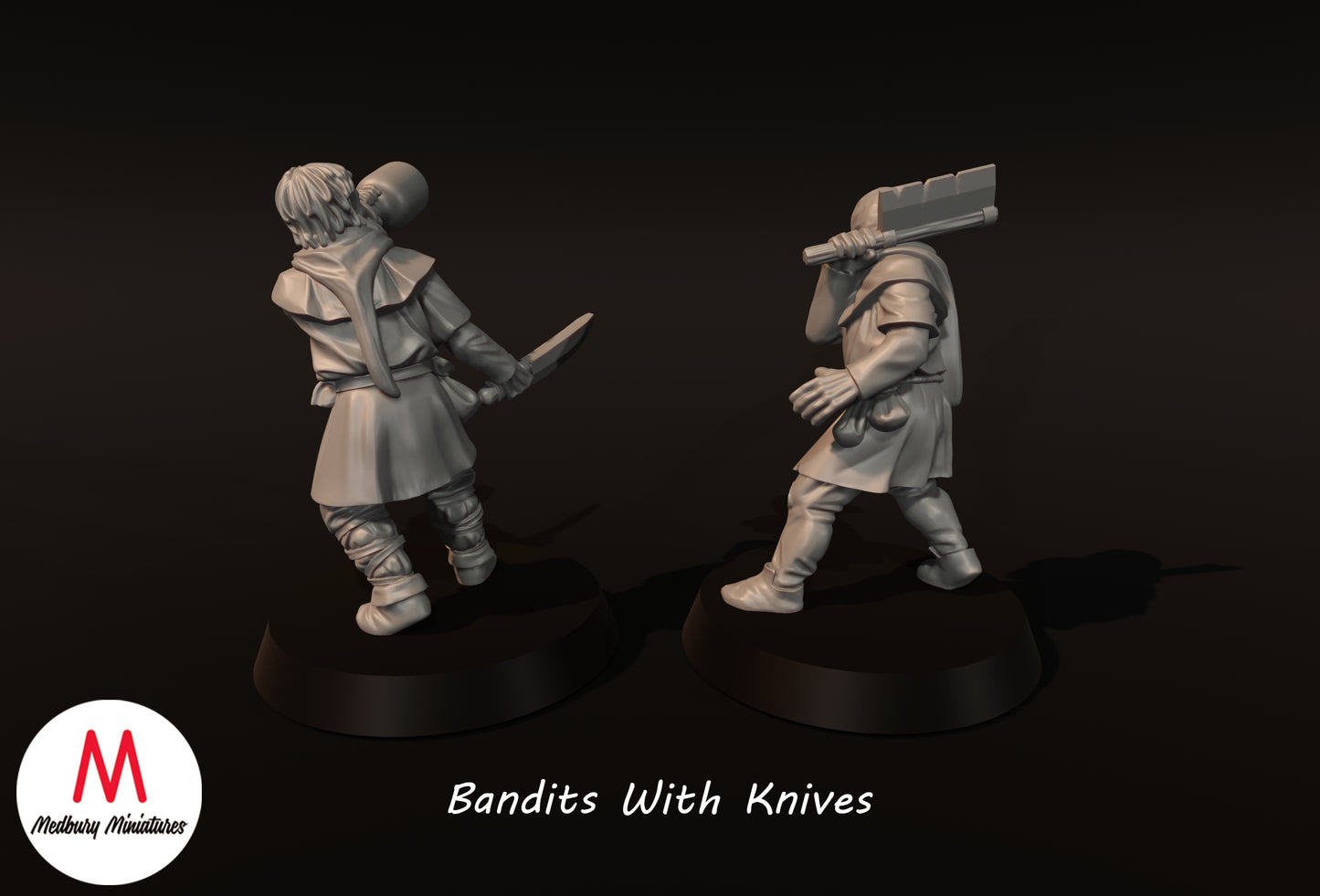 Bandits avec couteaux - Medbury Miniatures