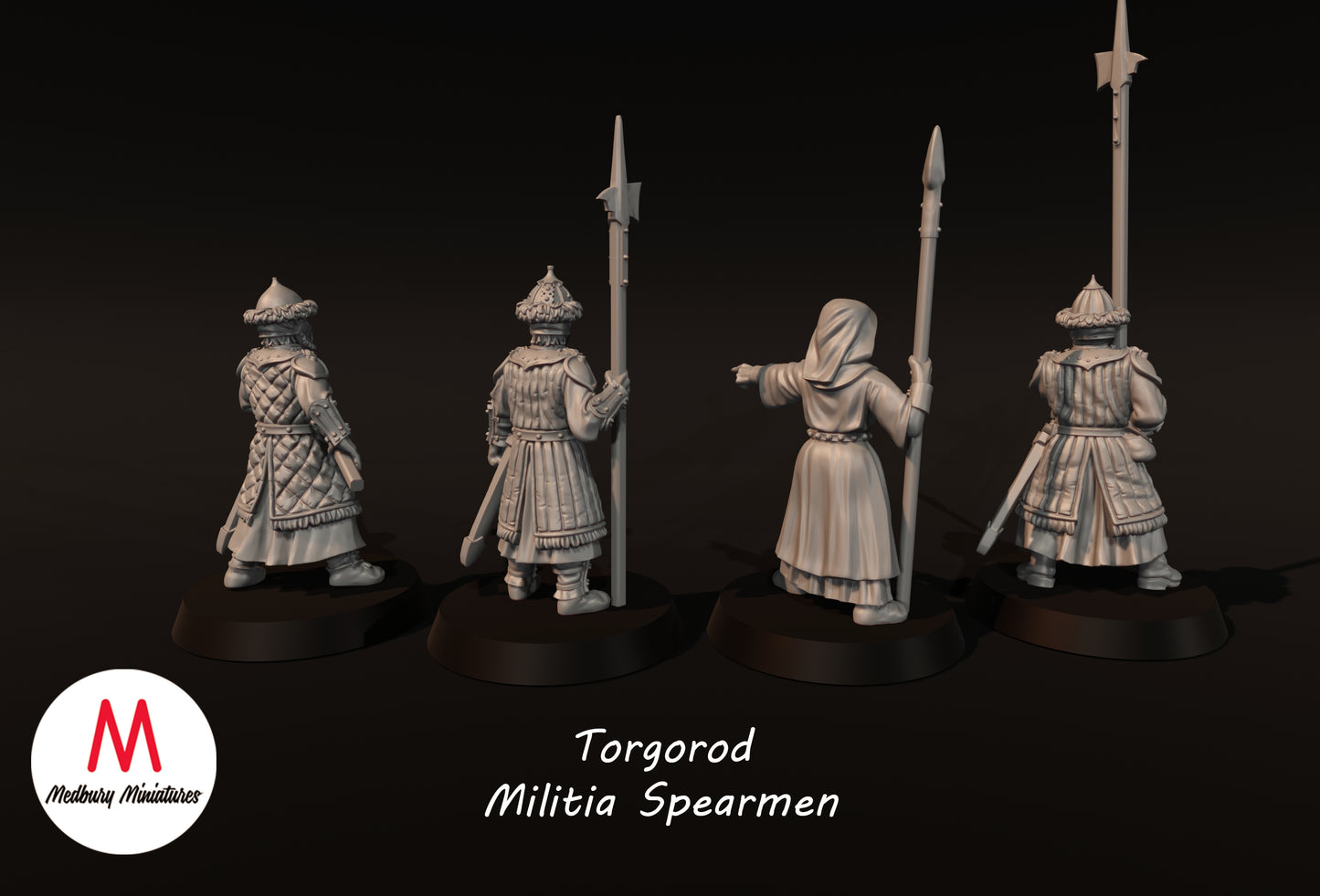 Speerkämpfer der Torgorod-Miliz - Medbury Miniatures