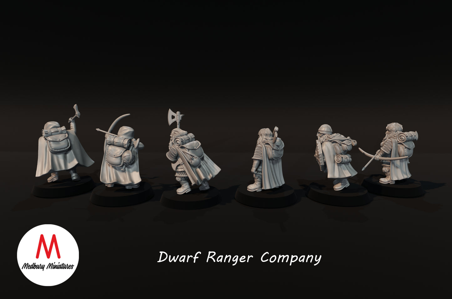 Dwarf Rangers Company - Medbury Miniatures