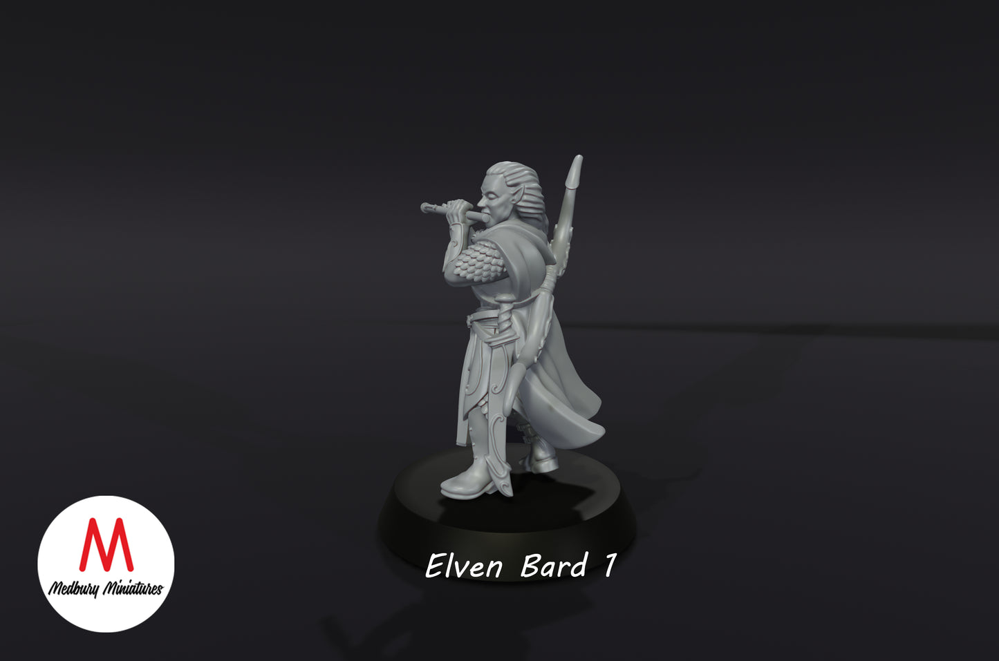 Elven Bard 1 - Medbury Miniatures