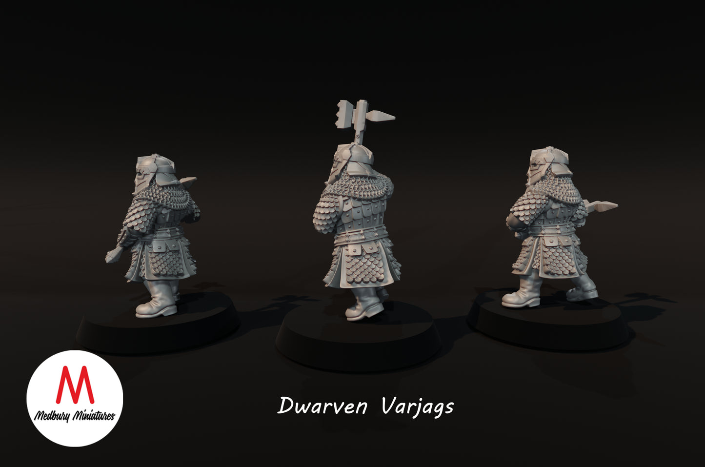 Varjags nains - Miniatures de Medbury