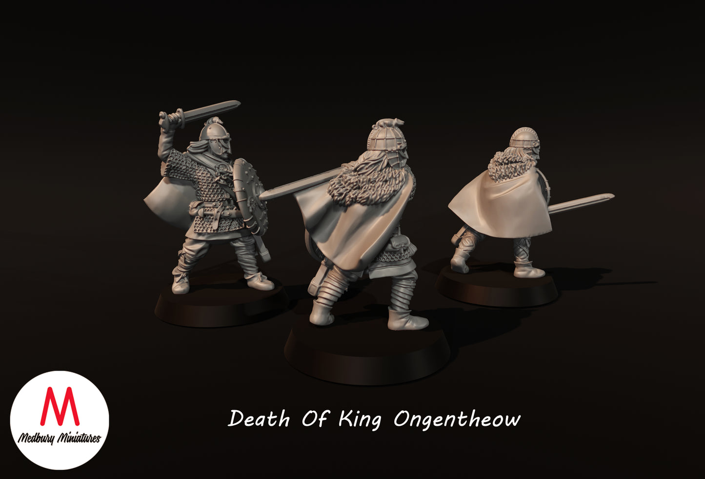 Tod von König Ongentheow - Medbury Miniatures