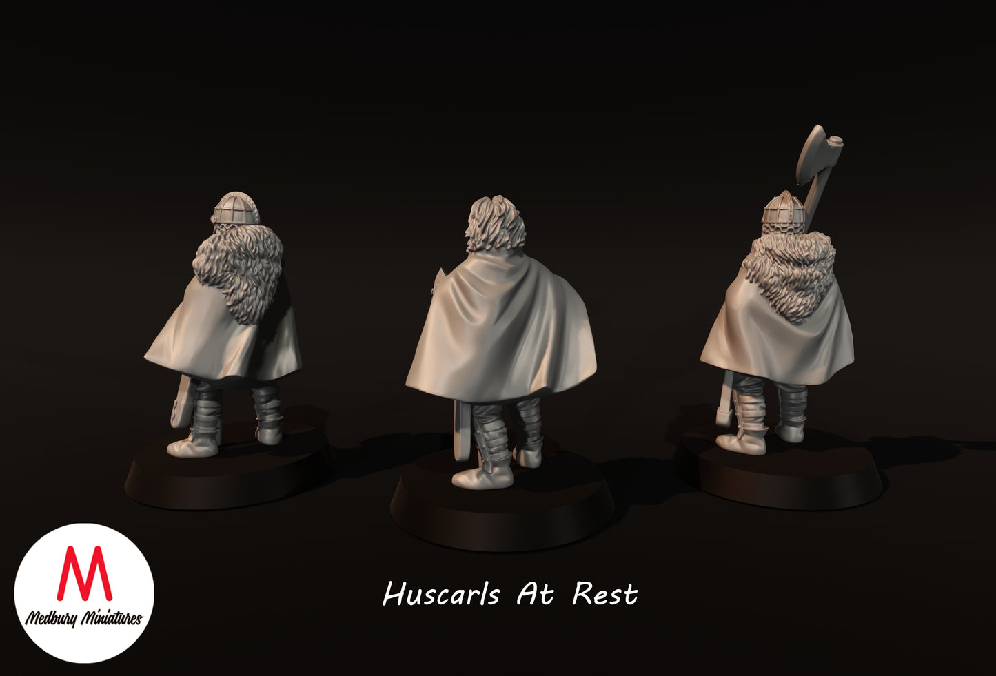 Ruhende Huscarls - Medbury Miniatures