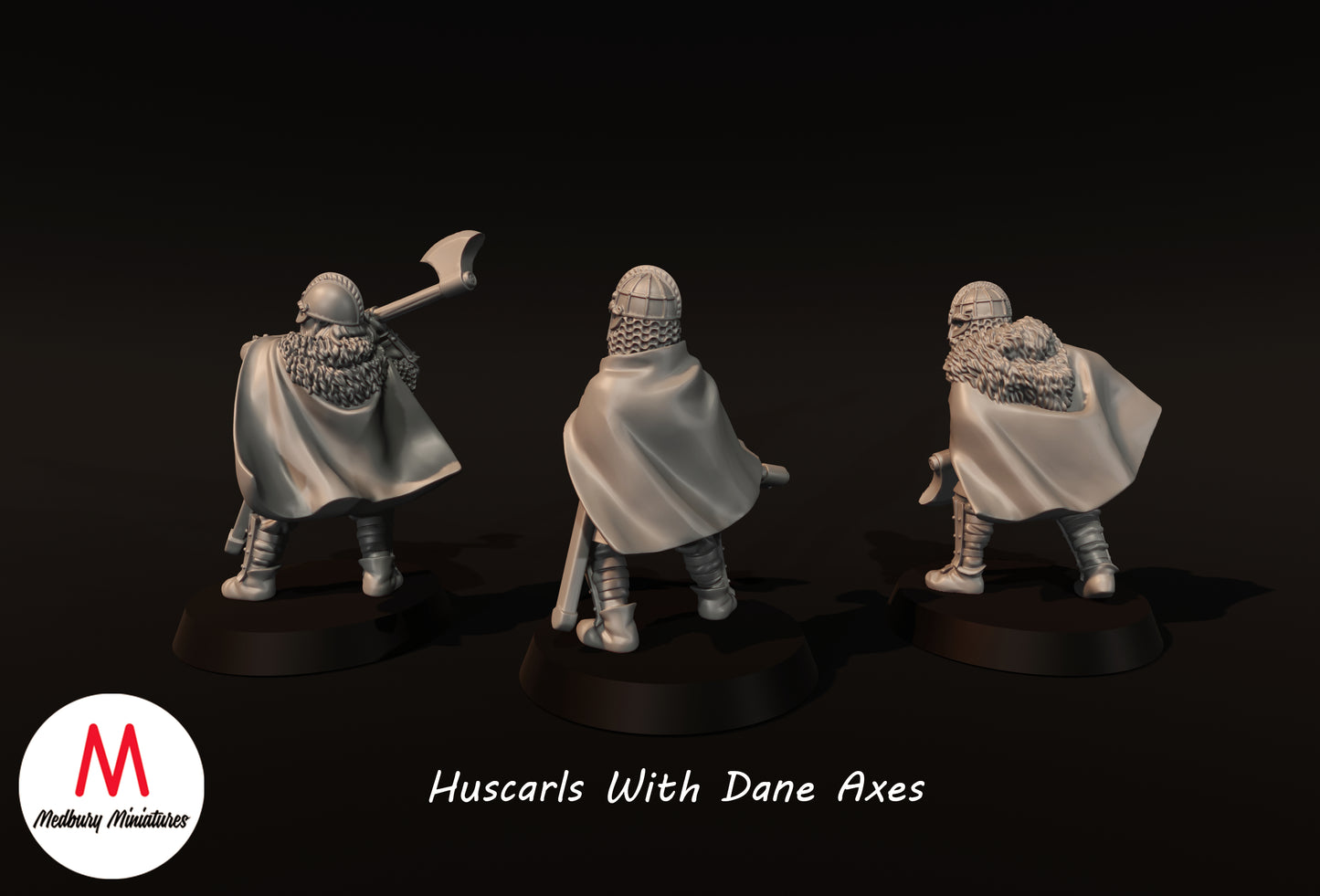 Huscarls mit Dänenaxt - Medbury Miniatures