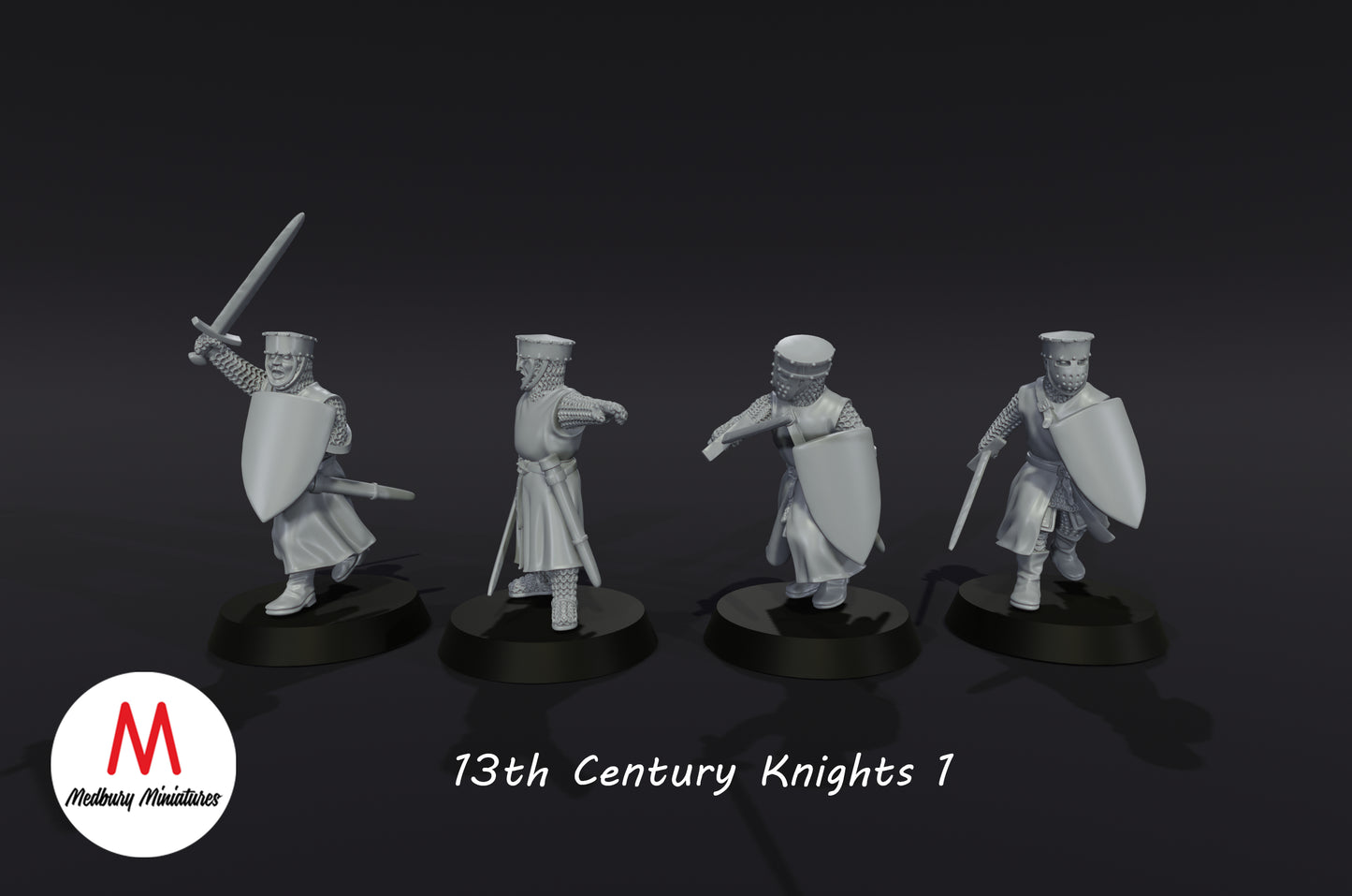 13th Century Knights 1 - Medbury Miniatures