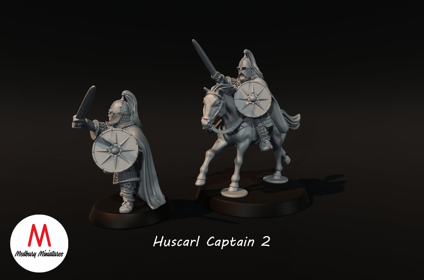 Capitaine Huscarl Hengstland 2 - Miniatures Medbury