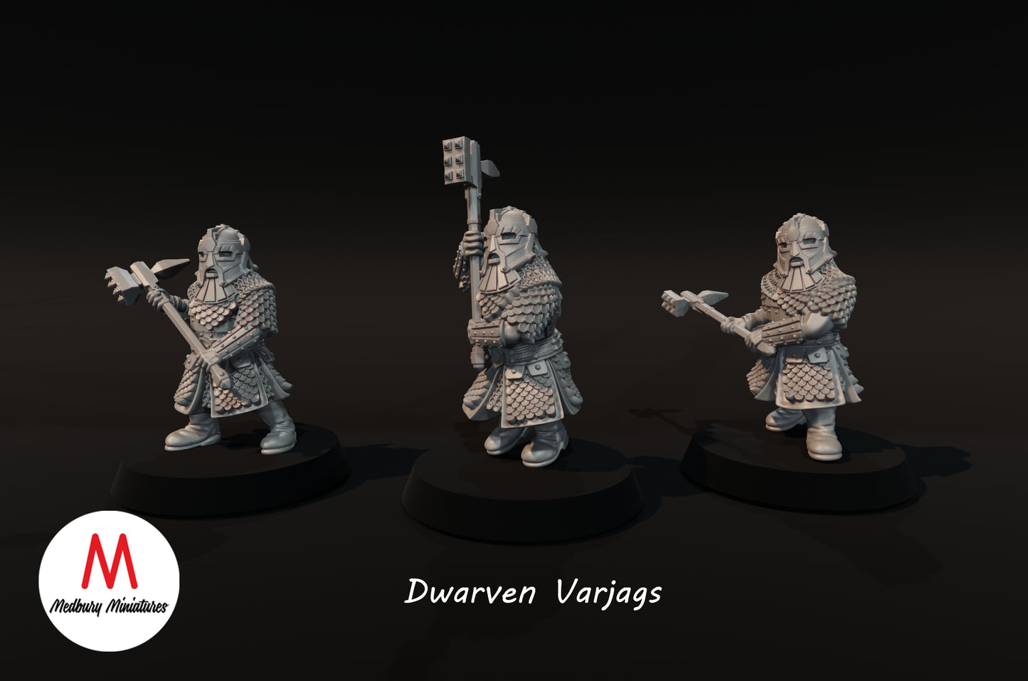 Varjags nains - Miniatures de Medbury