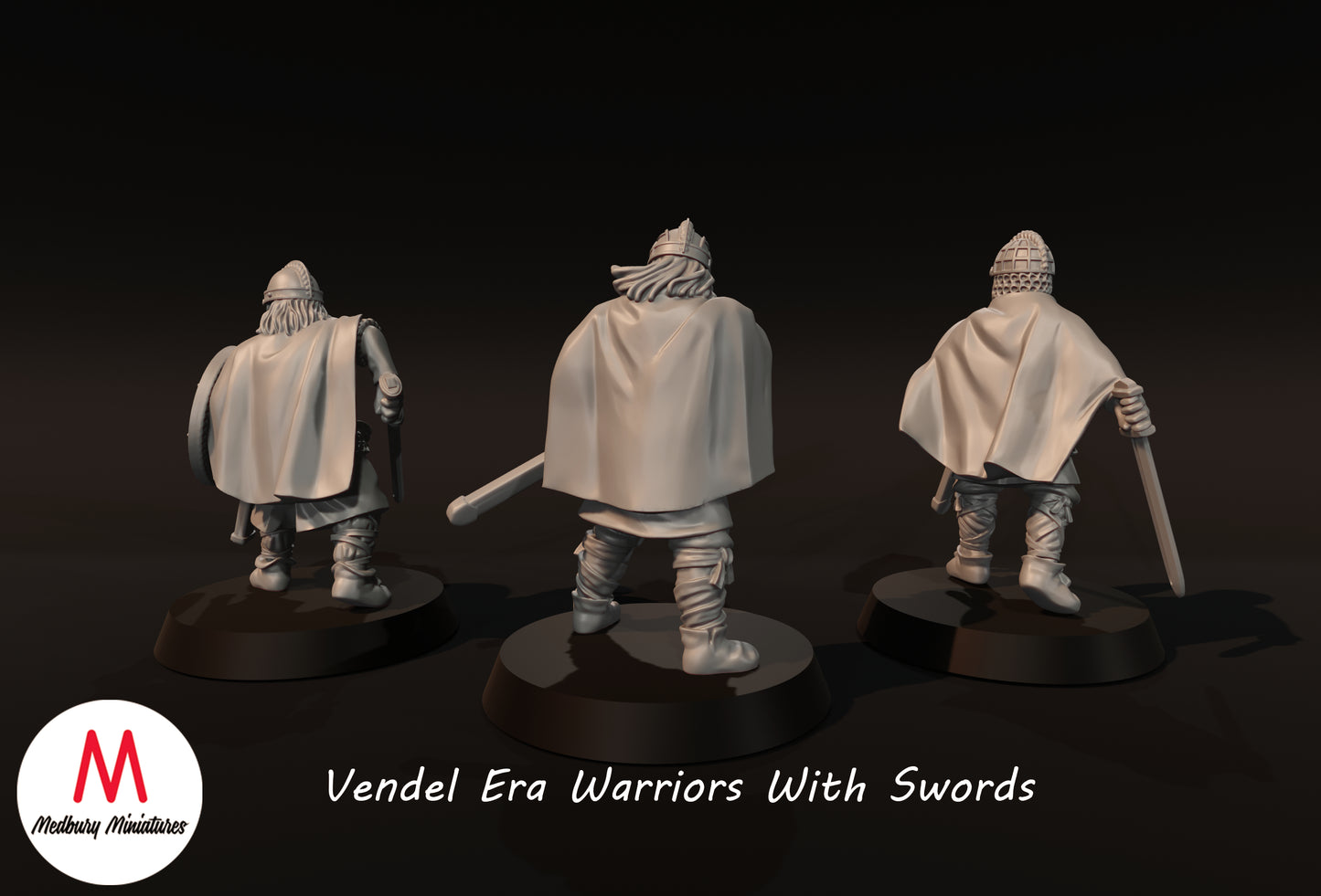 Vendel Era Warriors With Swords - Medbury Miniatures