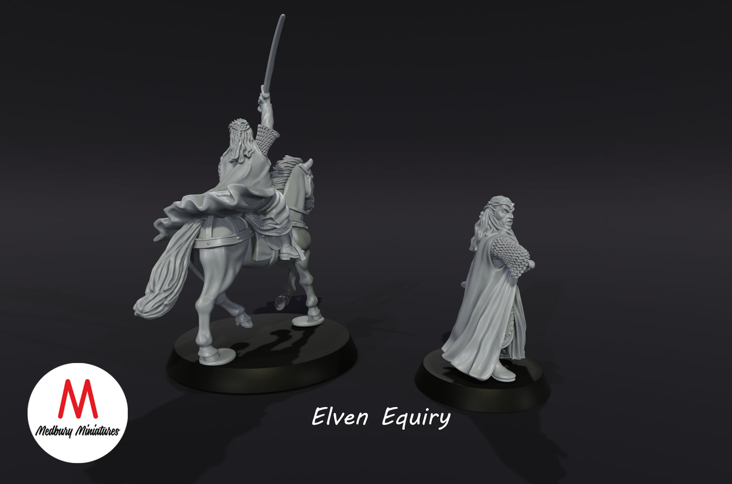 Elven Equiry - Medbury Miniatures