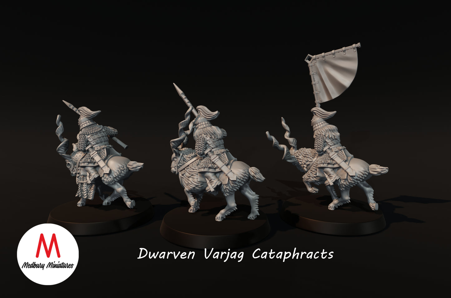 Dwarven Cataphracts - Medbury Miniatures