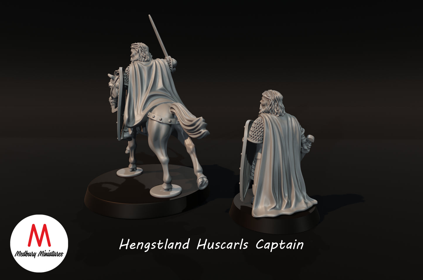 Capitaine Huscarl Hengstland - Miniatures Medbury