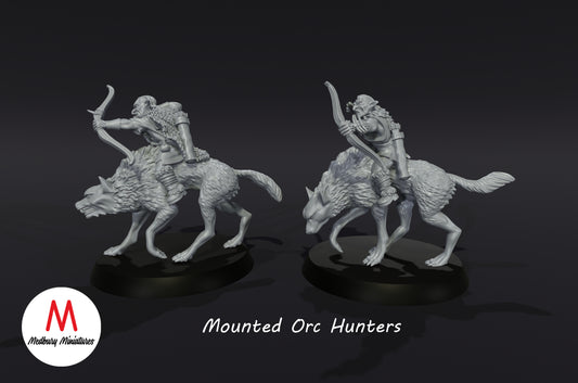 Mounted Orc Hunters - Medbury Miniatures