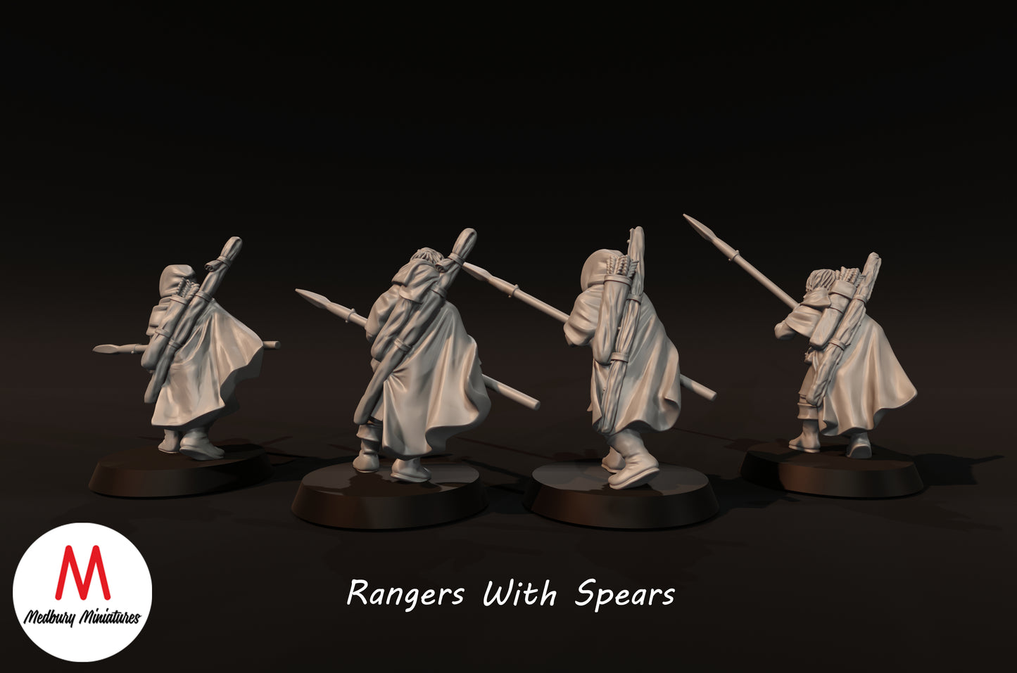 Rangers With Spears - Medbury Miniatures