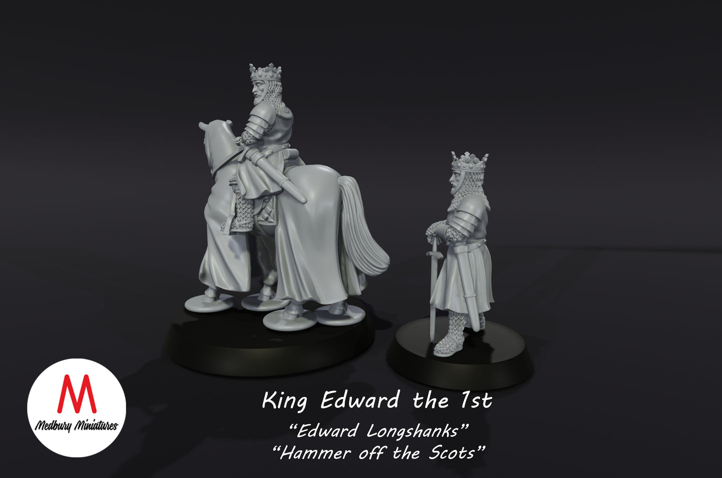 King Edward the 1st - Medbury Miniatures