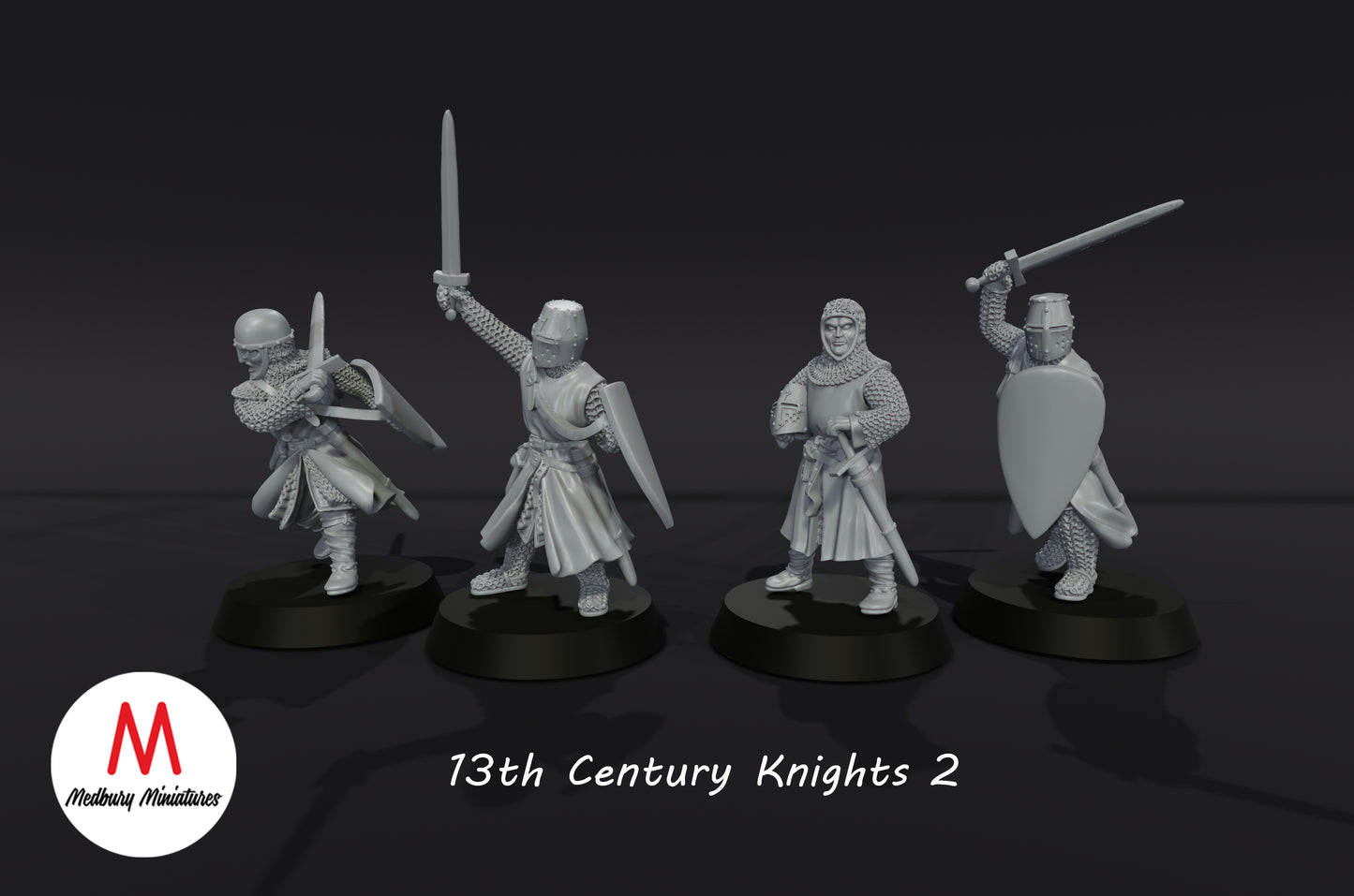 13th Century Knights 2 - Medbury Miniatures