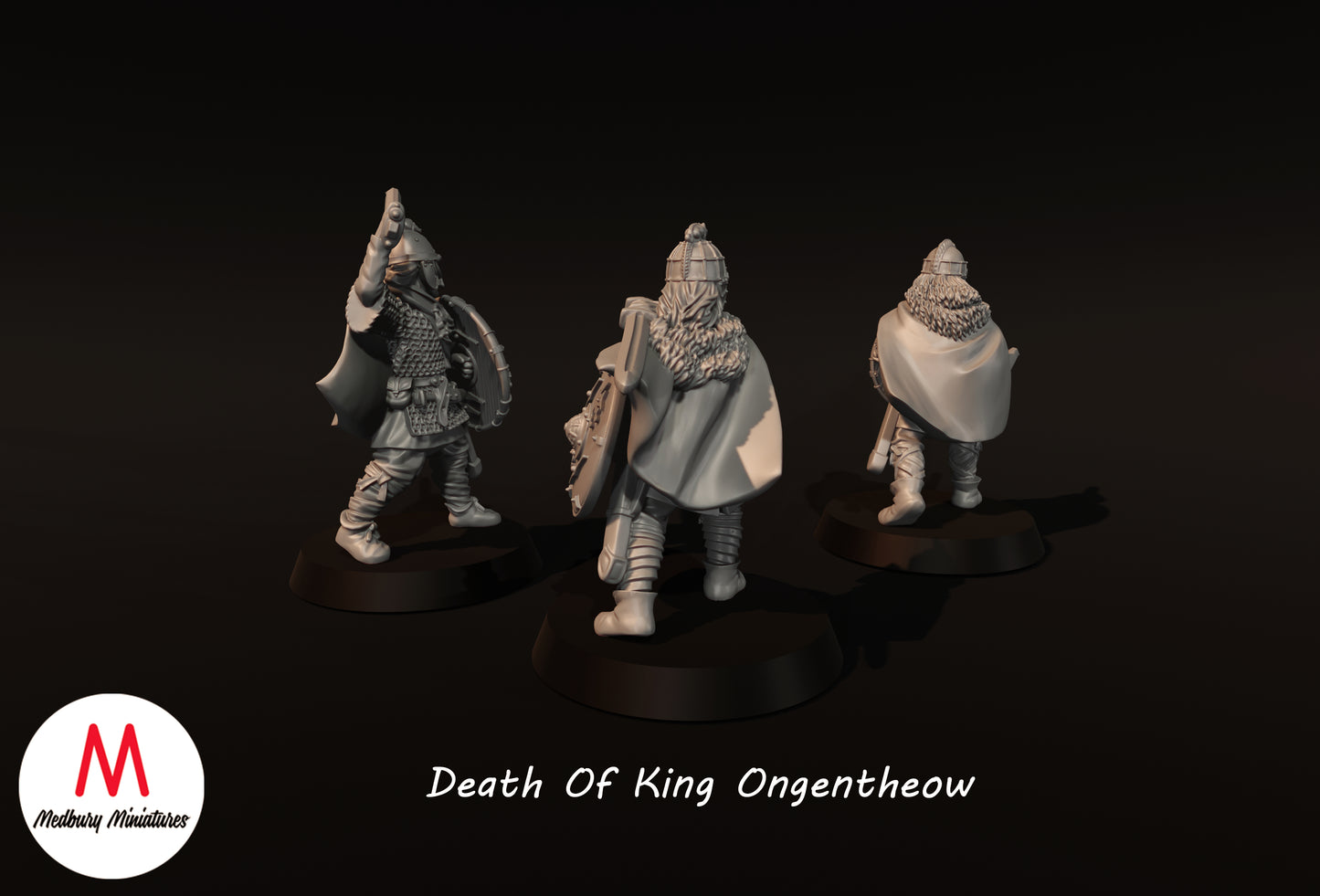 Tod von König Ongentheow - Medbury Miniatures