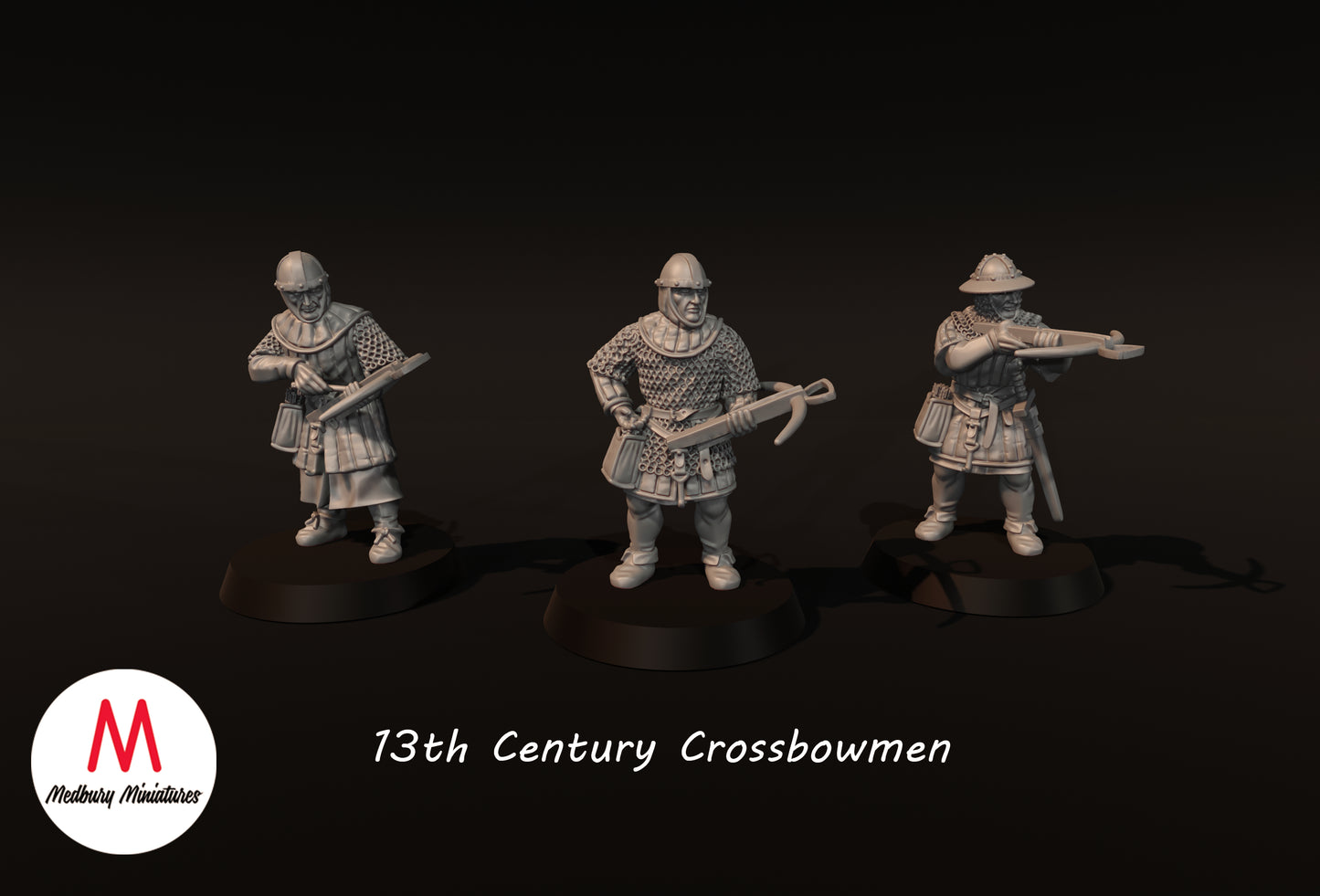 13th Century Crossbowmen - Medbury Miniatures