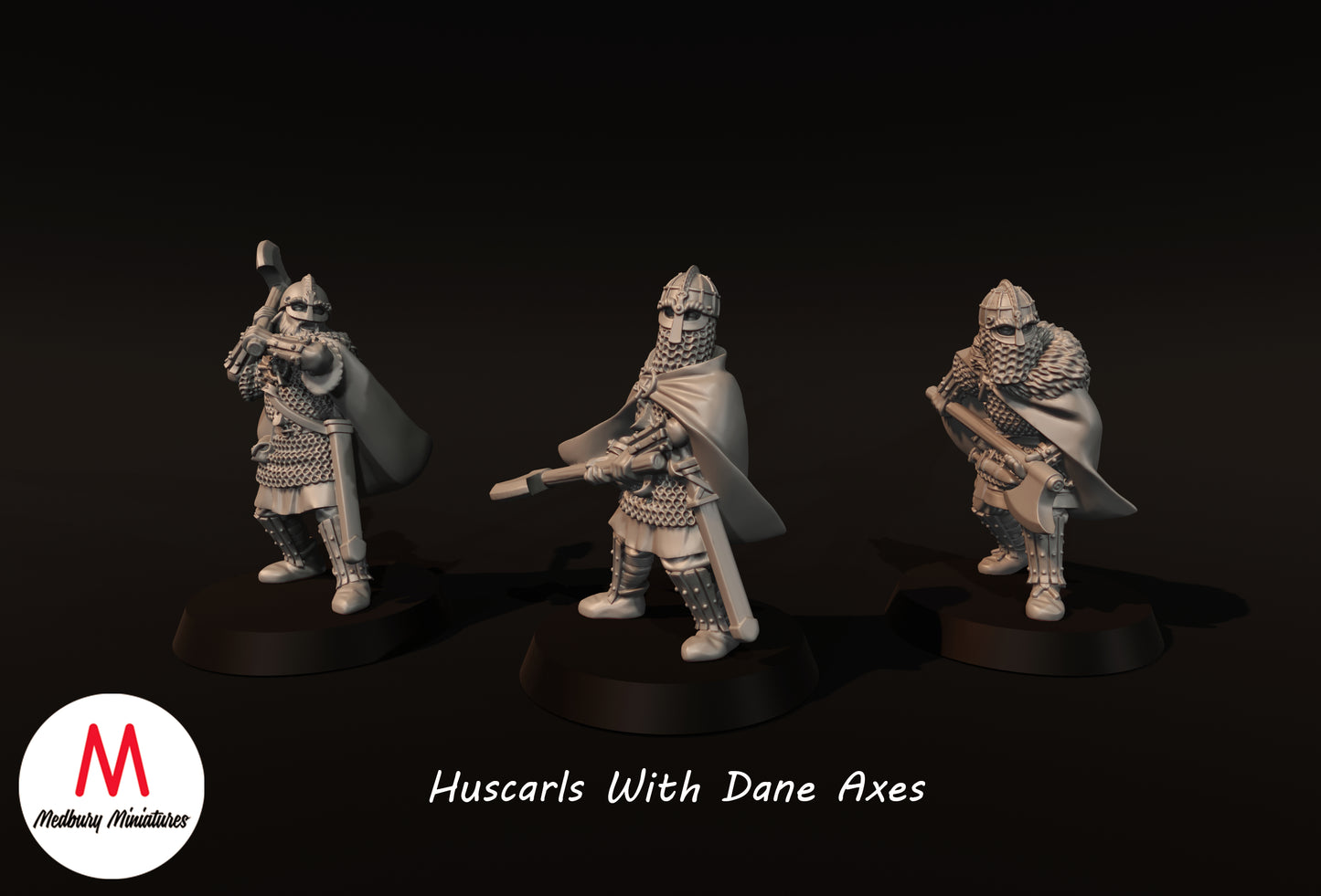 Huscarls mit Dänenaxt - Medbury Miniatures