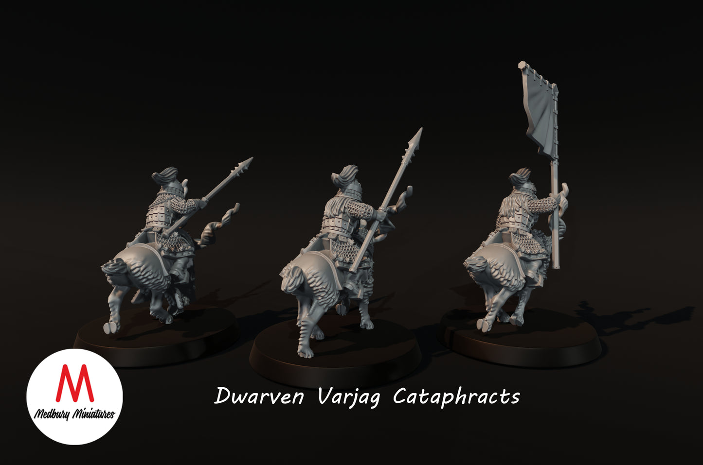 Dwarven Cataphracts - Medbury Miniatures