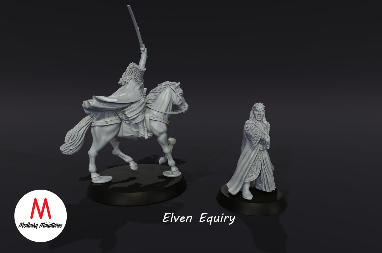 Elven Equiry - Medbury Miniatures