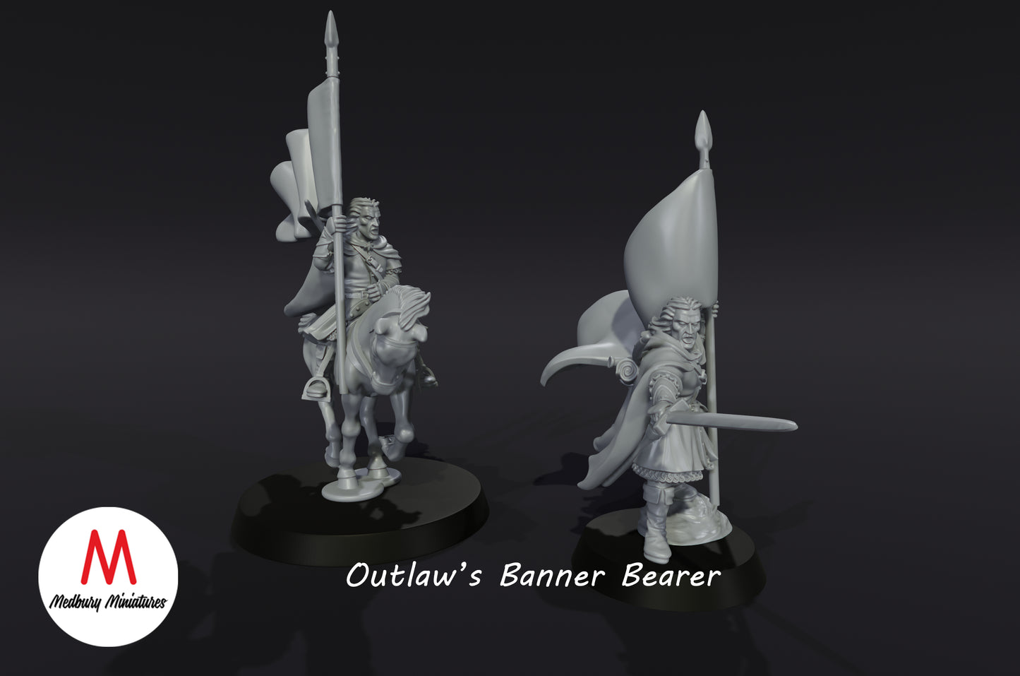 Bannerträger der Outlaws - Medbury Miniatures