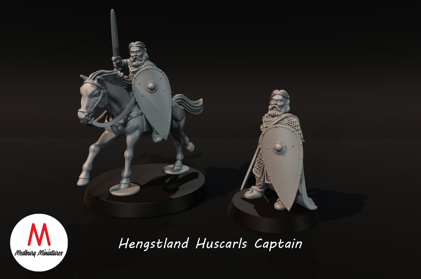 Capitaine Huscarl Hengstland - Miniatures Medbury