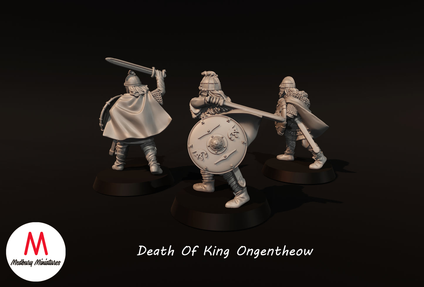 Tod von König Ongentheow - Medbury Miniatures