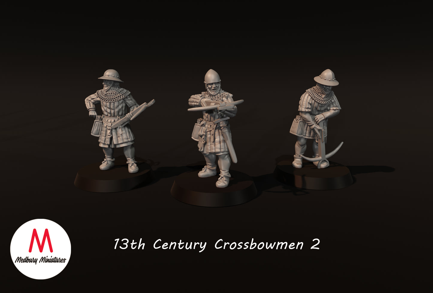 13th Century Crossbowmen 2 - Medbury Miniatures