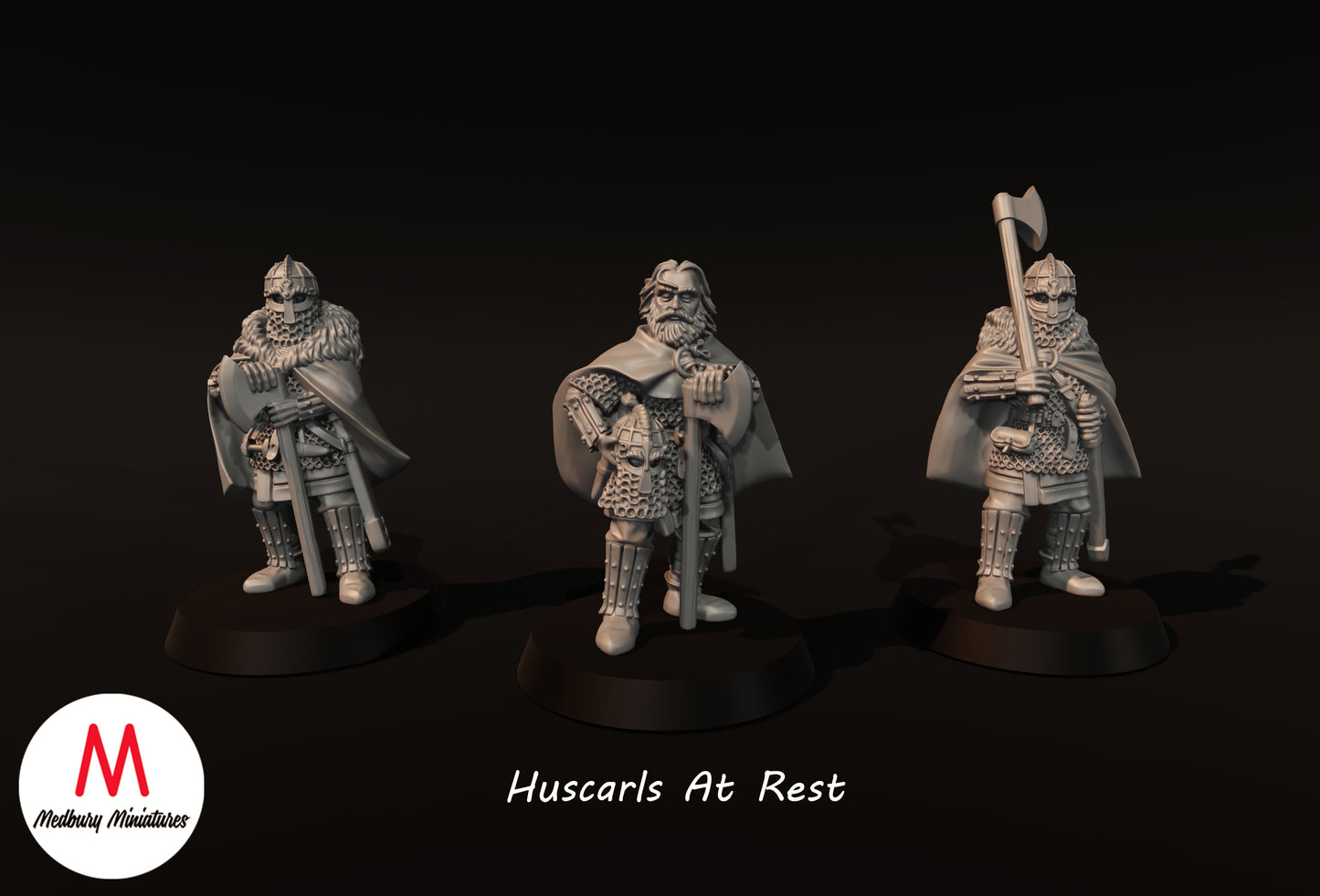 Huscarls At Rest - Medbury Miniatures