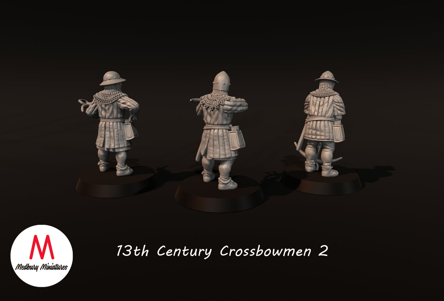 13th Century Crossbowmen 2 - Medbury Miniatures