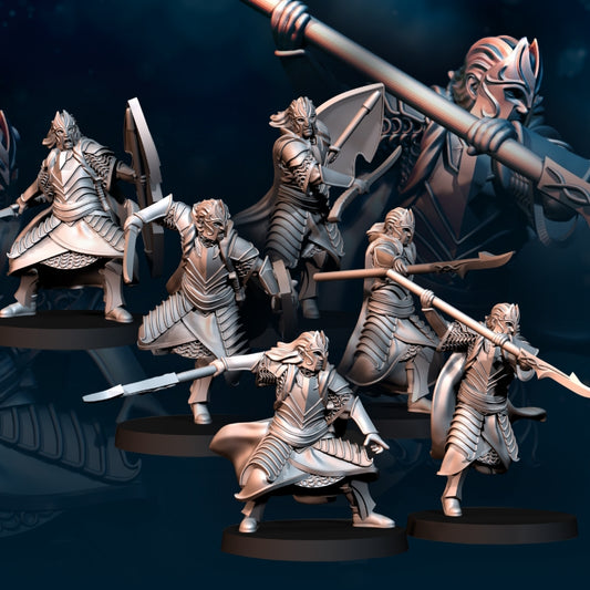 6x Bloody Elf King Guard - Davale Games