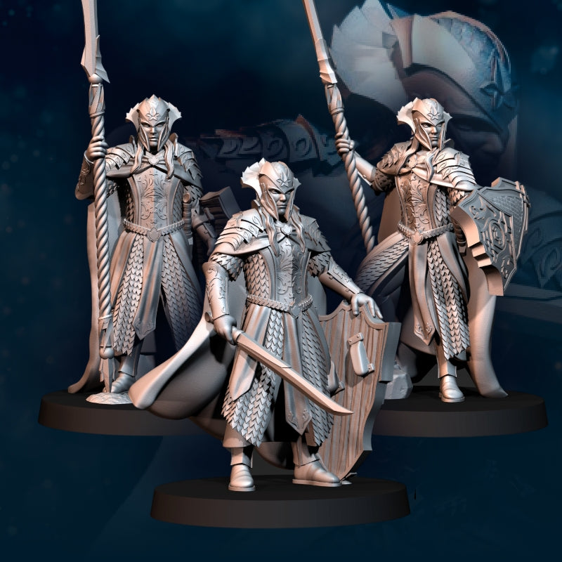 6x Wood Elf King Guard - Davale Games