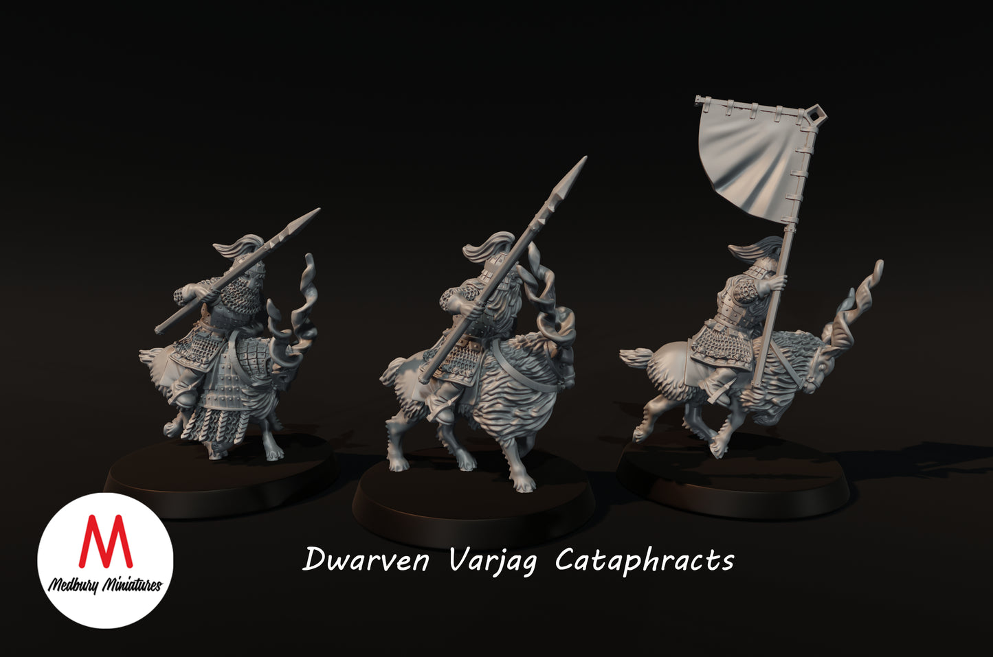 Dwarven Cataphracts - Medbury Miniatures