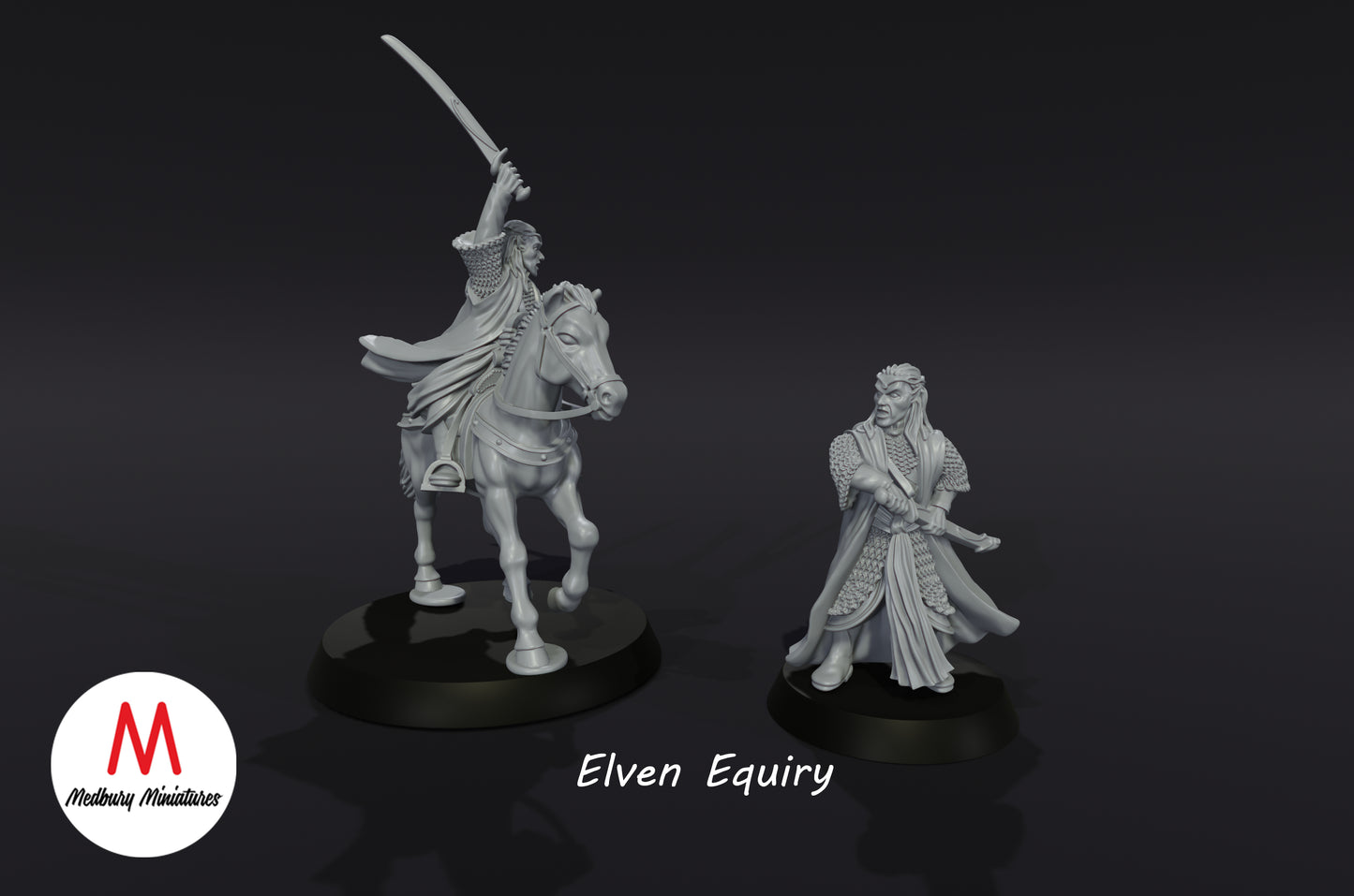 Elven Equiry - Medbury Miniatures