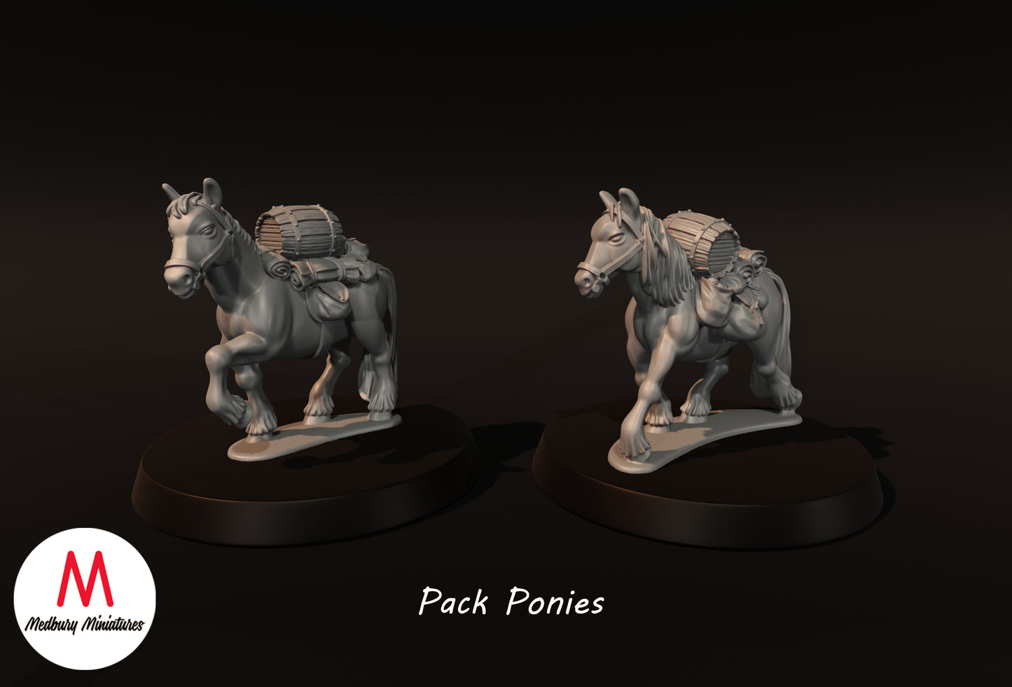 Packponys - Medbury Miniatures