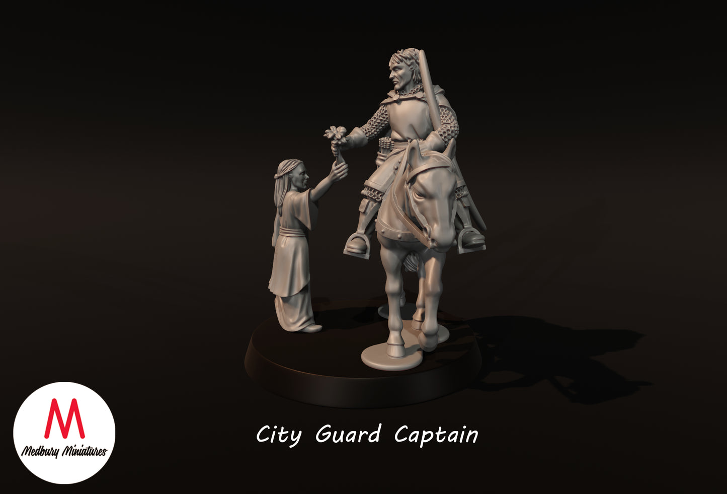 Capitaine de la garde de la ville - Medbury Miniatures