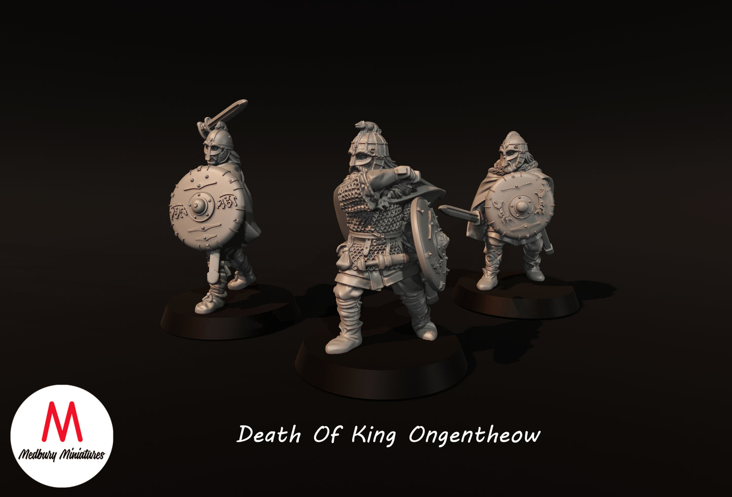 Tod von König Ongentheow - Medbury Miniatures