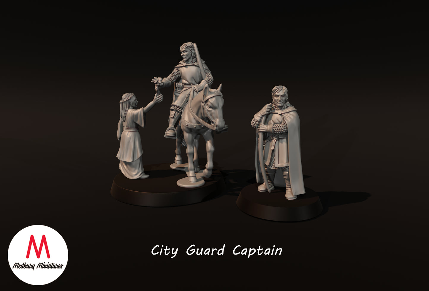 Capitaine de la garde de la ville - Medbury Miniatures