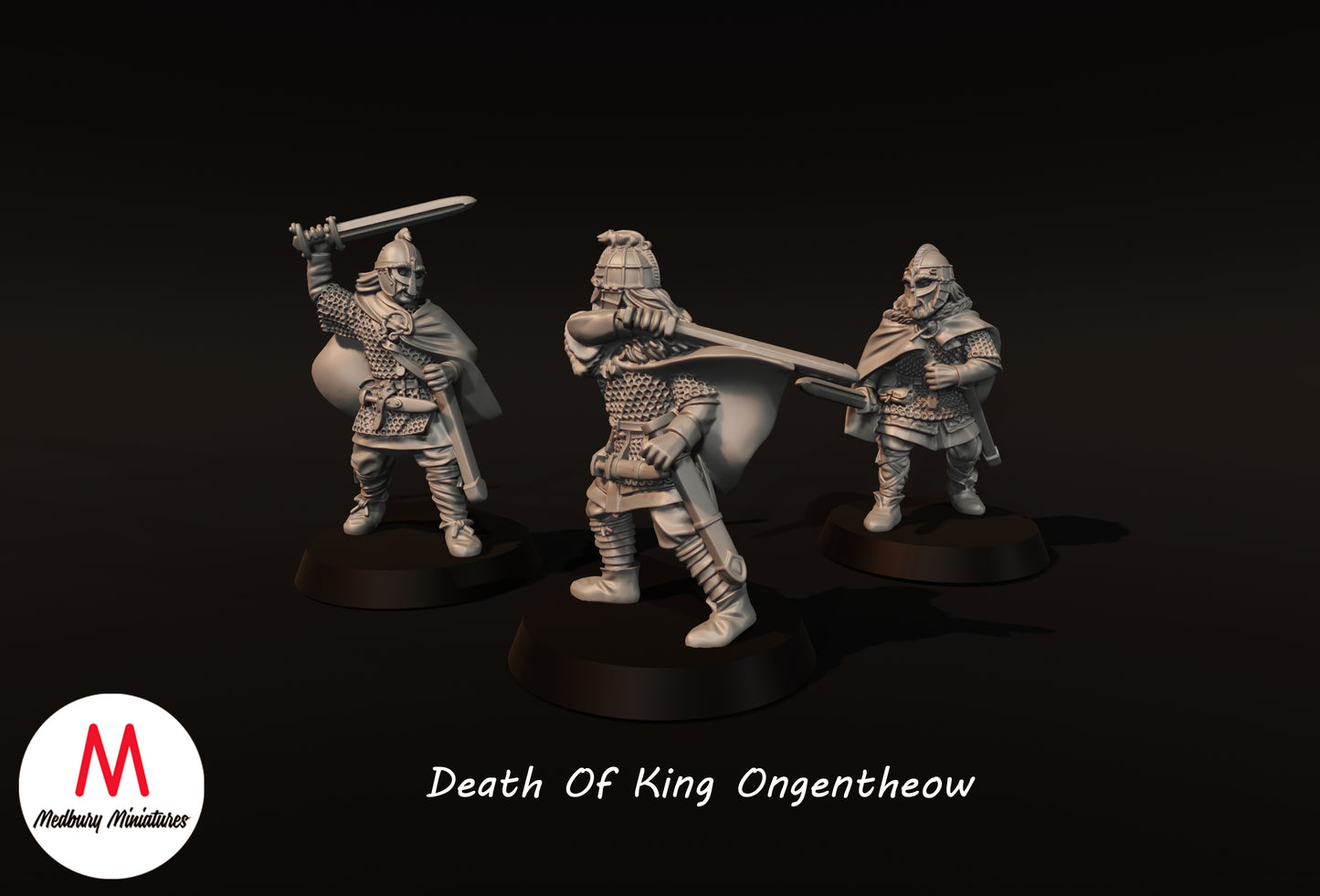 Tod von König Ongentheow - Medbury Miniatures