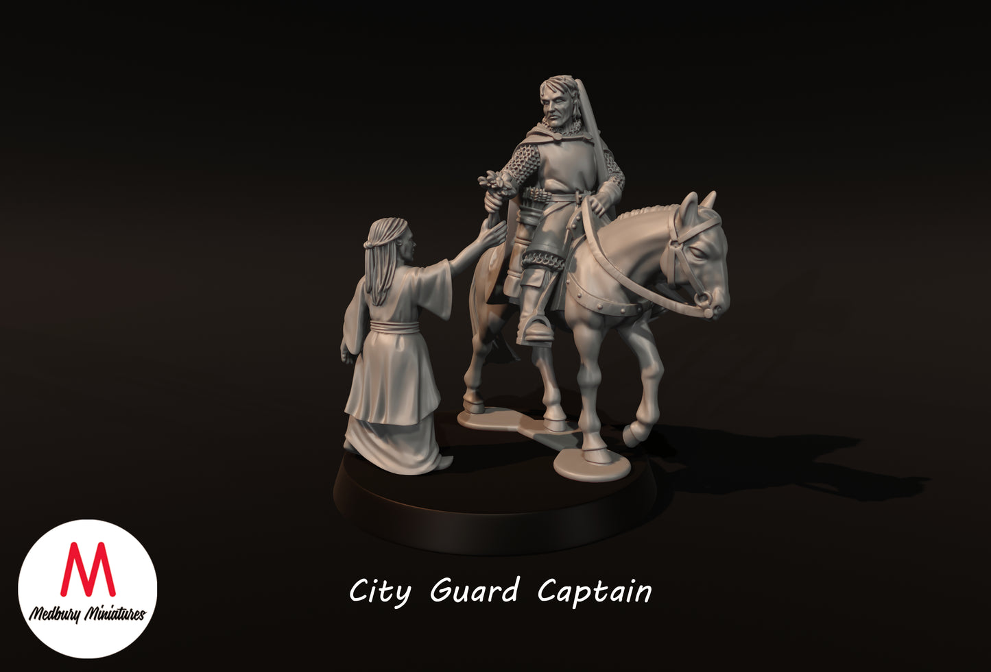 City Guard Captain - Medbury Miniatures