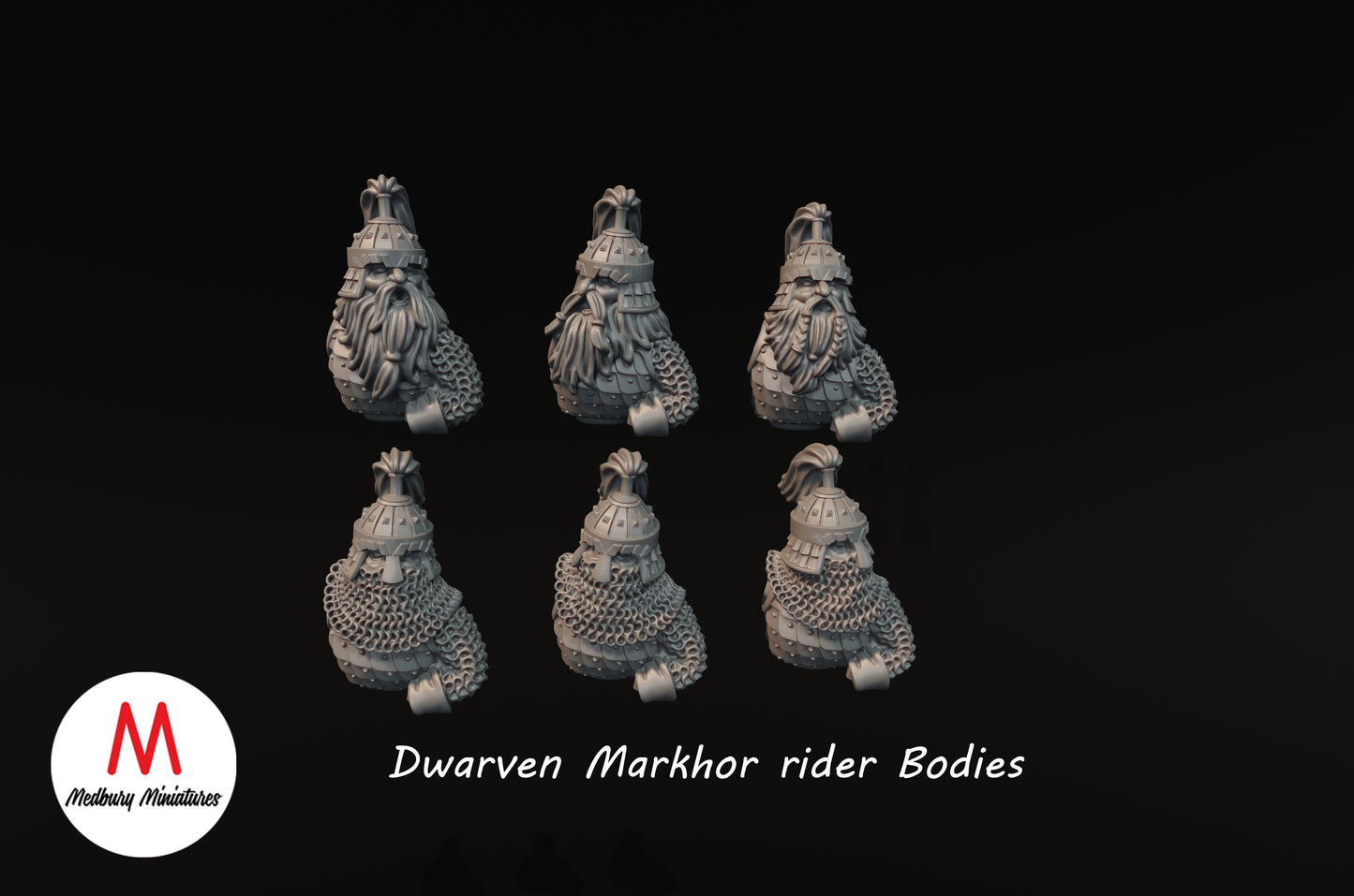 Dwarven Cataphracts - Medbury Miniatures