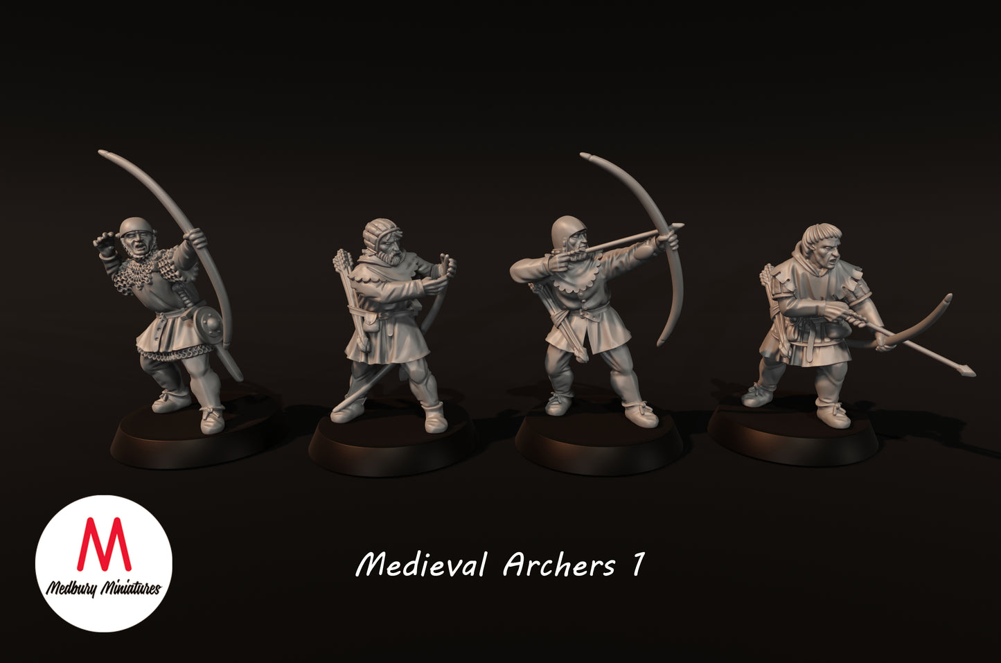 Archers médiévaux 1 - Medbury Miniatures