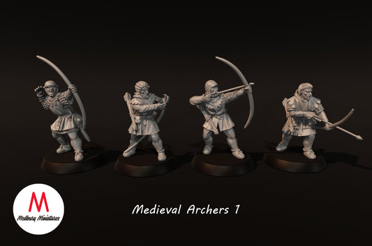 Medieval Archers 1 - Medbury Miniatures