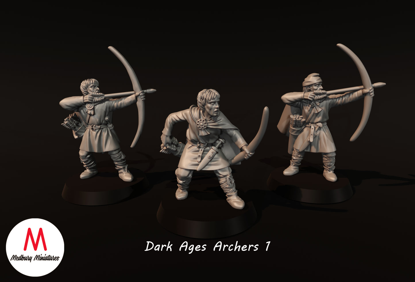 Archers des âges sombres 1 - Medbury Miniatures